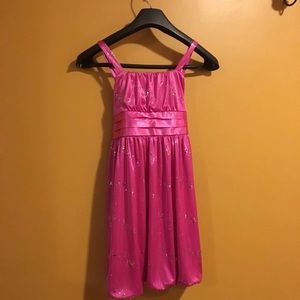 Girls Hot pink Special occasion dress NWT XL/16